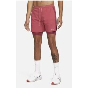 Nike Stride Dri-Fit Hybrid Running Shorts 5" Inseam Drawstring‎ Lined XXL NEW